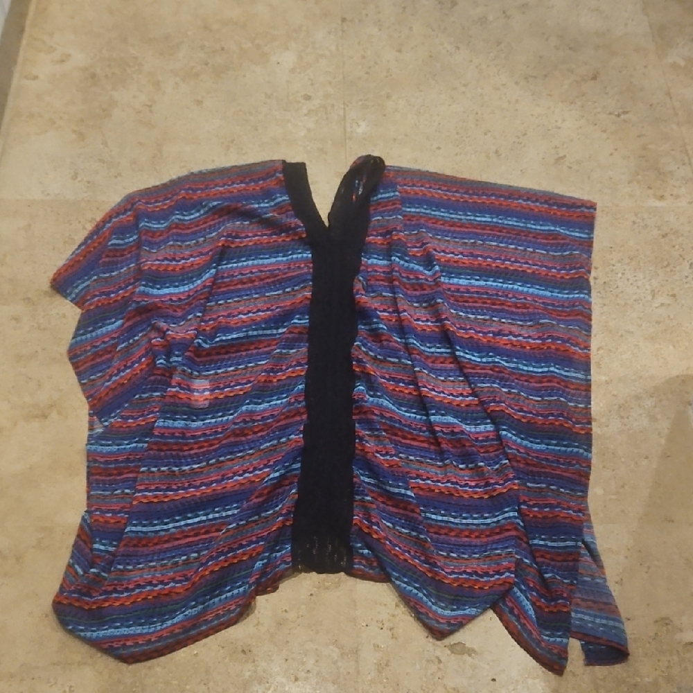 Miraclesuit Multicolored Striped Cover Up